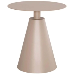 Τραπεζάκι Βοηθητικό Sera HM6270.03 Φ50x56cm Cappuccino