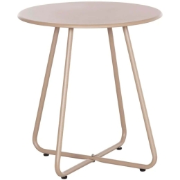 Τραπεζάκι Βοηθητικό Sammon HM6271.03 Φ45x50cm Cappuccino