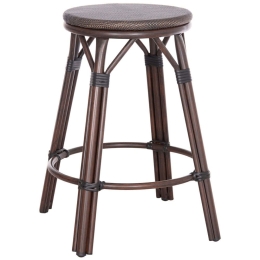 Σκαμπό Bar Μεσαίου Ύψους Chino HM6286.01 43x43x65cm Brown