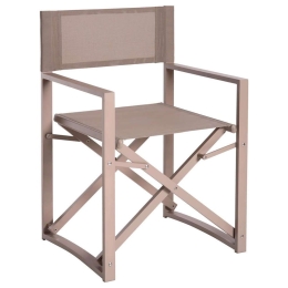 Πολυθρόνα Σκηνοθέτη Dupre HM5094.03 57x48,5x85,5cm Champagne