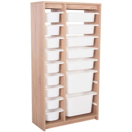 Συρταριέρα Παιδική Sani HM18204.03 69x30x131,5cm Sonoma-White