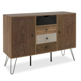 Μπουφές Boho 066-000006 Walnut 122x39,5x86 Μελαμίνη