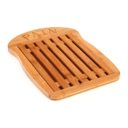 Επιφάνεια Κοπής Ψωμιού Bamboo 07.100178 34x26cm Natural Bamboo
