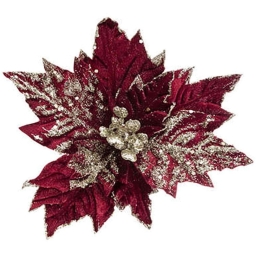 Λουλούδι Αλεξανδρινός Σε Μανταλάκι 07.184399 23cm Red-Gold