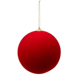 Χριστουγεννιάτικη Μπάλα 07.192136 15cm Red