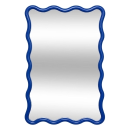 Καθρέπτης Τοίχου Wavy 07.206451A 60x38cm Blue Πολυπροπυλένιο