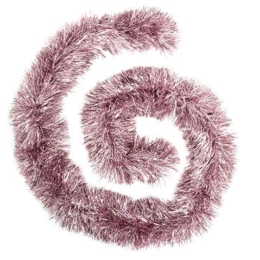 Γιρλάντα Χριστουγεννιάτικη Tinsel 07.717061SD 8x150cm Pink
