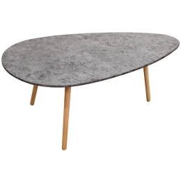 Τραπέζι Σαλονιού Τamy Big 09.0616 116x65x45cm Cement Zita Plus