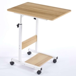 Τραπεζάκι Helper 09.0622 60x40x60/85cm White-Natural Zita Plus