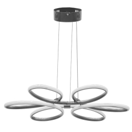 Φωτιστικό Οροφής PWL-1178 099-000173 LED 3000K Φ65x58cm Silver