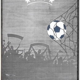 Χαλί Παιδικό Vagio Goal A158ACD Grey Ezzo 80X150cm