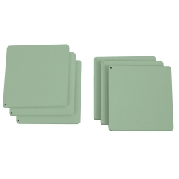 Σουβέρ (Σετ 6Τμχ) 10-10-903 10x10x0,3cm Matte Mint Pam&Co