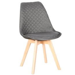 Καρέκλα Bianca S 10.1224 50x55x47-83.5cm Grey Zita Plus