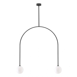 Φωτιστικό Οροφής Κρεμαστό 01120-05 2xG9 LED 80x120cm Black Luma