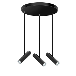 Φωτιστικό Οροφής - Σποτ 01122 GU10 D30cm Black Luma