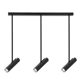 Φωτιστικό Οροφής - Ράγα 01122 GU10 85cm Black Luma