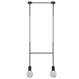 Φωτιστικό Οροφής - Ράγα 01125-06 G9 45x90cm Black Luma
