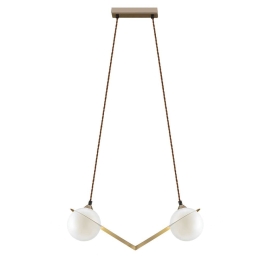 Φωτιστικό Οροφής - Ράγα 01154-03V 2xG9 44x22cm Gold Luma