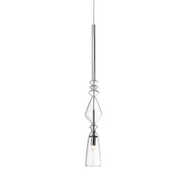 Φωτιστικό Οροφής Κρεμαστό 01157 G9 8x62cm Transparent Luma