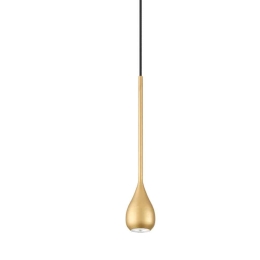 Φωτιστικό Οροφής Κρεμαστό 01179-04 GU10 LED 8x55cm Gold Luma
