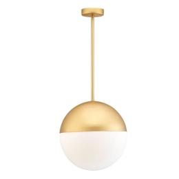 Φωτιστικό Οροφής Κρεμαστό 01198 E27 30x42cm Gold Luma