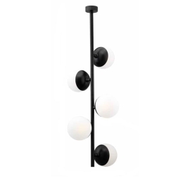 Φωτιστικό Οροφής Κρεμαστό 01208 5xG9 LED 30x95cm Black Luma