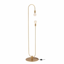 Φωτιστικό Δαπέδου 01214 2xE27 30x170cm Gold Luma