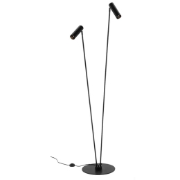 Φωτιστικό Δαπέδου 01217 2xGU10 30x175cm Black Luma