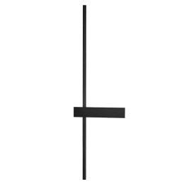 Φωτιστικό Τοίχου 01326 LED 15W 3000K 1100lm 30x80cm Black Luma