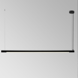 Φωτιστικό Οροφής - Ράγα 01331-04 T8 LED 3000K 135cm Black Luma