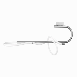 Φωτιστικό Οροφής - Ράγα 01351 20W LED 3000K 1600Lm 100x45cm Silver Luma