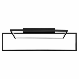Φωτιστικό Οροφής - Πλαφονιέρα 01355 70W LED 3000K 5600Lm 70x25cm Black Luma