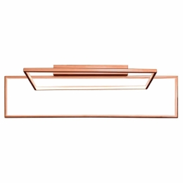 Φωτιστικό Οροφής - Πλαφονιέρα 01355 70W LED 3000K 5600Lm 70x25cm Copper Luma
