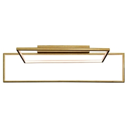 Φωτιστικό Οροφής - Πλαφονιέρα 01355 70W LED 3000K 5600Lm 70x25cm Oxidized Gold Luma