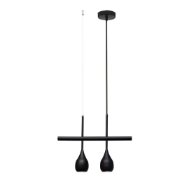 Φωτιστικό Οροφής - Ράγα 01361-06 GU10 45x35cm Black Luma
