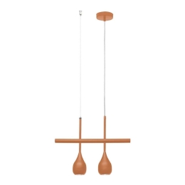 Φωτιστικό Οροφής - Ράγα 01361-06 GU10 45x35cm Copper Luma
