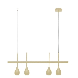 Φωτιστικό Οροφής - Ράγα 01361-09 GU10 90x35cm Oxidized Gold Luma