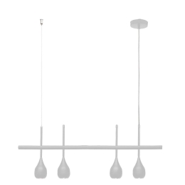 Φωτιστικό Οροφής - Ράγα 01361-09 GU10 90x35cm Silver Luma
