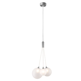 Φωτιστικό Οροφής Κρεμαστό 01365 3xG9 35x45cm Silver Luma