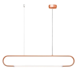 Φωτιστικό Οροφής - Ράγα 01368 7W LED 3000K 560Lm 95x15cm Copper Luma