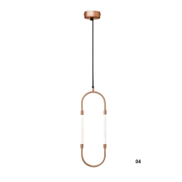 Φωτιστικό Οροφής Κρεμαστό 100-01369-04 7W LED 3000K 560Lm 20x63cm Copper Luma
