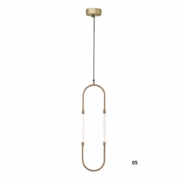 Φωτιστικό Οροφής Κρεμαστό 100-01369-05 8W LED 3000K 640Lm 20x77cm Oxidized Gold Luma