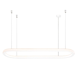 Φωτιστικό Οροφής Κρεμαστό 01370 80W LED 3000K 6400Lm 90x25x2,5cm White Luma