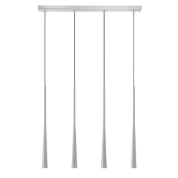 Φωτιστικό Οροφής - Ράγα 01371-09BR G9 85cm Silver Luma