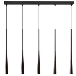 Φωτιστικό Οροφής - Ράγα 01371-12BR G9 100cm Black Luma
