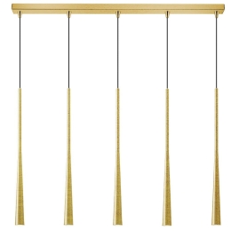 Φωτιστικό Οροφής - Ράγα 01371-12BR G9 100cm Oxidized Gold Luma