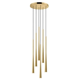 Φωτιστικό Οροφής Κρεμαστό 01371-13 G9 D40cm Gold Luma