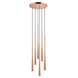 Φωτιστικό Οροφής Κρεμαστό 01371-13 G9 D40cm Copper Luma