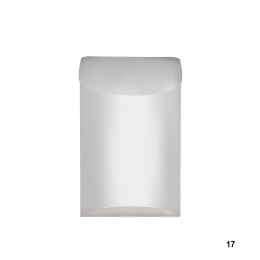 Φωτιστικό Τοίχου 100-01372-17 2xG9 25x35cm Silver Luma