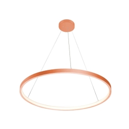 Φωτιστικό Οροφής Κρεμαστό 01377-04 D60cm 23W LED 3000K 1850Lm Copper Luma
